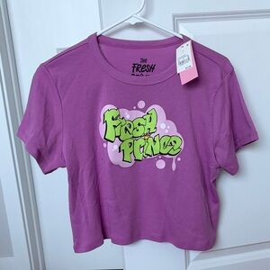 NWT Fresh Prince Purple Graphic Baby Tee
